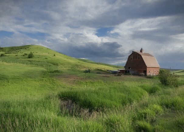 Palouse Farm greeting card