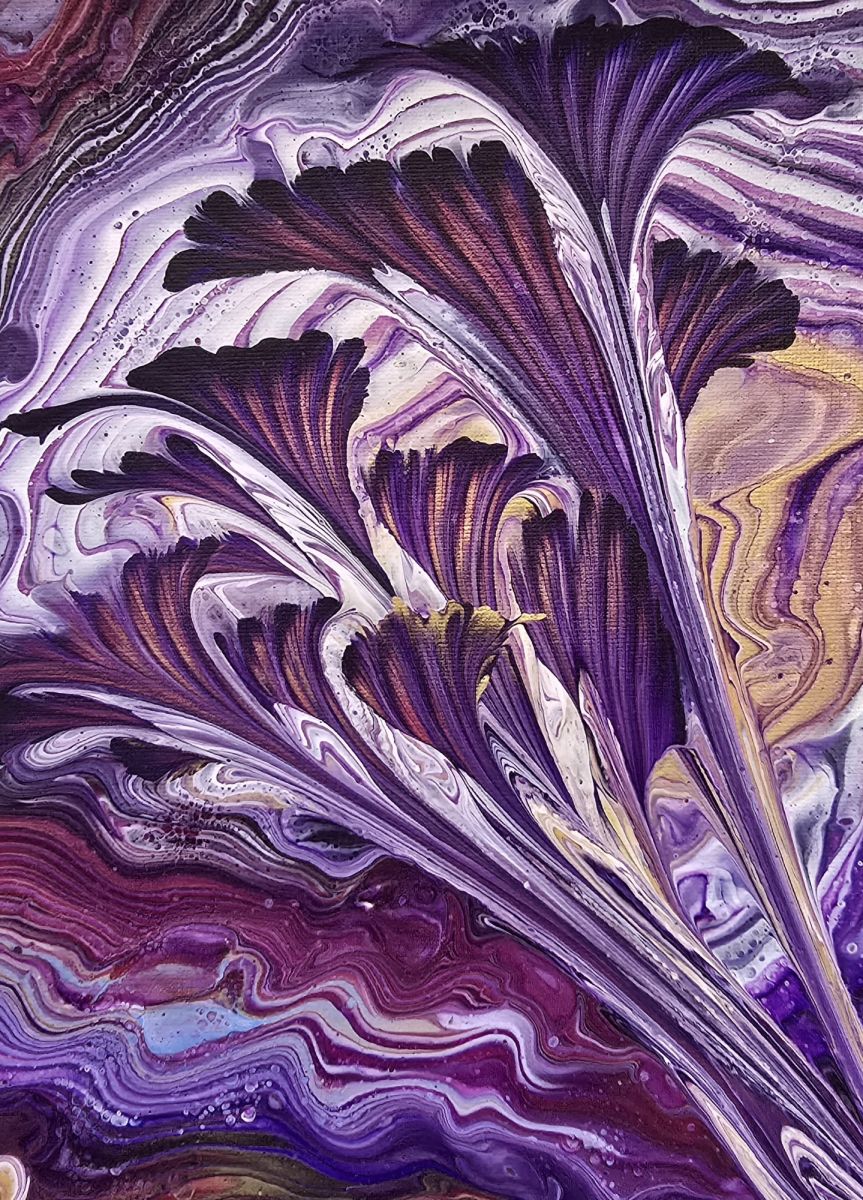 Cascading flowers